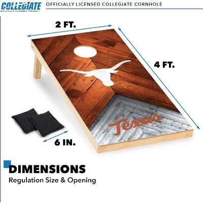 Texas Longhorns 2'x4' Wooden Cornhole Set with Bean Bags
