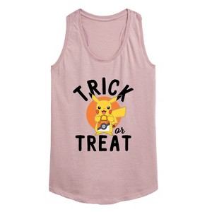 Women's - Pokémon - Trick Or Treat Graphic Racerback Tank - 1 of 4
