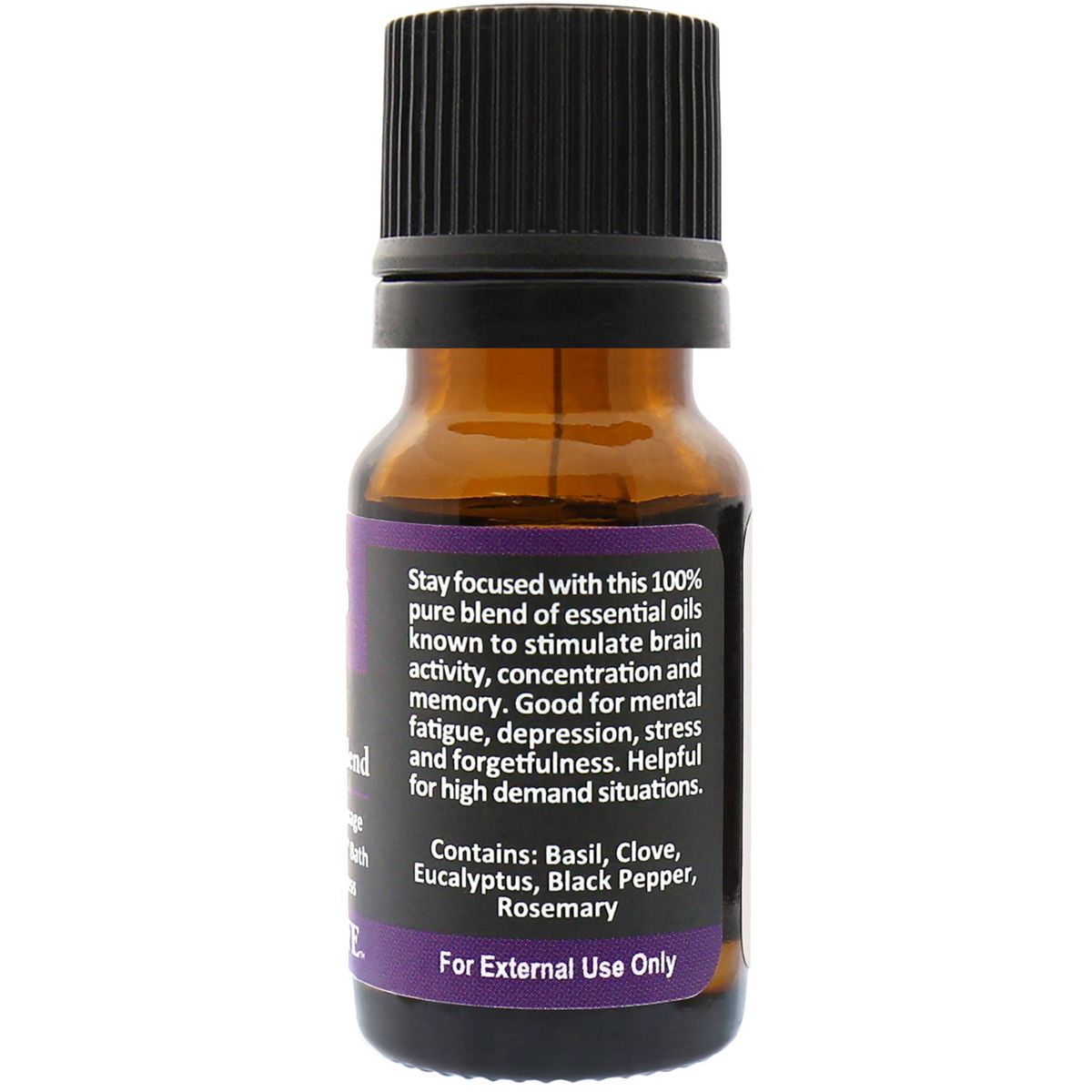 Plantlife Focus Essential Oil Blend – 100% Pure & Therapeutic Grade – Natural, Undiluted – No Additives or Fillers – Made in USA – 10ml Aromatherapy - thumbnail 2