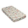 Sweet Jojo Designs Girl Satin Fitted Crib Sheet Vintage Floral Blush Pink Yellow Sage Green White - 3 of 4
