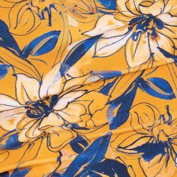 tangerine floral