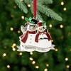Northlight 3.5" Silver-Plated Snowmen Parents to Be Christmas Ornament with European Crystals - 2 of 4