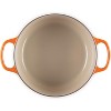 Le Creuset Enameled Cast Iron Signature Round Dutch Oven, 4.5 qt., Flame - 3 of 4