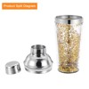 Unique Bargains Reusable Plastic Wedding Party Cocktail Mugs with Strainer - 3 of 4
