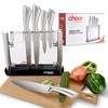 Cheer Collection 6-Piece Kitchen Knife Set - Premium Stainless Steel Blades - 3 of 4