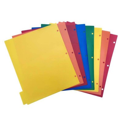 8ct Write-On Index Dividers with Pockets - up &#38; up&#8482;
