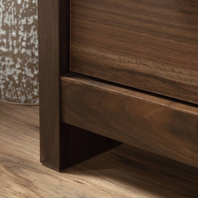 Grand Walnut 57'' Double Dresser with Deep Drawers