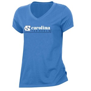 NCAA North Carolina Tar Heels Women's Core V-Neck T-Shirt - 1 of 3