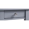 HomeStock Belmont End Table with Smooth Drawer, Nickel Knob and Three Tier Storage Shelving, Transitional Side Table for Living Room or Office - 3 of 4