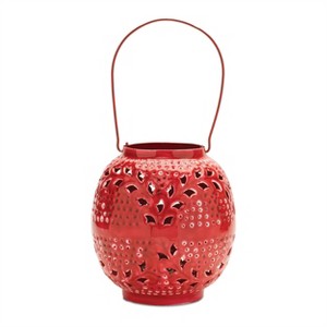 Punched Metal Candle Lantern 8"H - 1 of 1