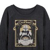 Women's - Star Wars - The Mandalorian Mando Celestial Lightweight French Terry Wide Neck Long Sleeve Graphic Shirt - 2 of 4