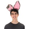HalloweenCostumes.com One Size Fits Most Bendy Bunny Ears Gray Headband, Pink/Gray - 3 of 3