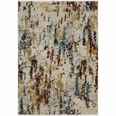 Oriental Weavers Capella CAP11 Beige / Multi Indoor Area Rug - 7'10" x 10'10"