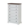 Bedroom Dresser, Dressers & Chests Of Drawers With 6 Large Drawers, Anti Toppling Devices Free Standing Storage Cabinet - 4 of 4