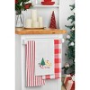 C&F Home 27" x 18" Christmas "Happy Howlidays" Dog with Christmas Tree Cotton Embroidered & Waffle Weave Kitchen Dish Towel - 4 of 4