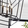 Quorum Lighting Monument 5-Light Entry Pendant, Noir, 18W, 26.5H - 3 of 4