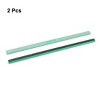 Unique Bargains Stationery Chalkboard Whiteboard Magnet Strip Bar Green 30cm 12" Long 2 Pcs - 2 of 4