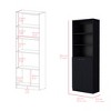 NicBex Bookcases for Living Room Modern 71.1" H 4 Tier Free Standing Storage Bookshelves with Durable Structure for Office Home - 4 of 4