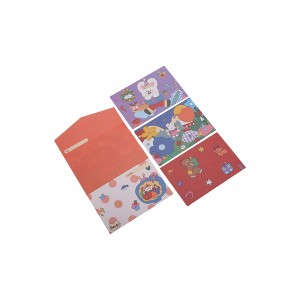 Unique Bargains Christmas Greeting Card Multicolor 5"x3.3" 1 Set - 1 of 4