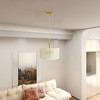 Pendant Lamp - Natural + Gold,110-120V 1PC - 3 of 4