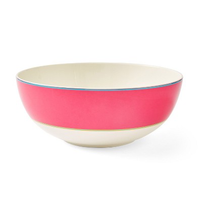 Kit Kemp by Spode Calypso 10.5" Bowl, Vibrant Colors, Porcelain, Dishwasher and Microwave Safe, Ideal for Pasta, Cereal, Soup, and Fruit