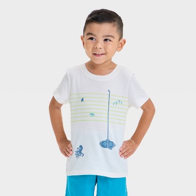 Toddler Boys' Short Sleeve Submarine Graphic T-Shirt - Cat & Jack™ Cream