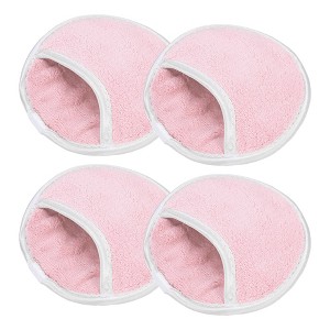 Unique Bargains Cleansing Daily Face Wash Sponges Exfoliating Fingers Glove 4 Pcs - 1 of 4