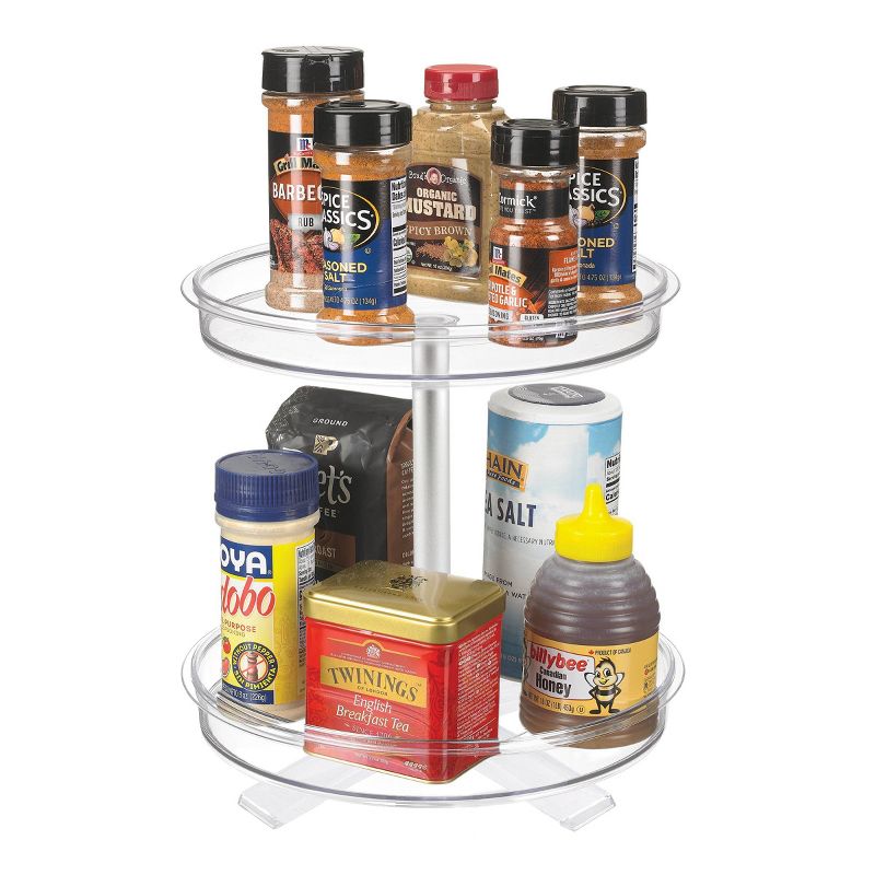 2 Tier Spinner Caddy Clear - Polder, 3 of 7