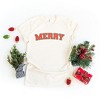 Simply Sage Market Women's Merry Varsity Short Sleeve Graphic Tee - 3 of 4