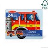 Melissa And Doug Fire Truck Jumbo Floor Puzzle 24pc - 3 of 4