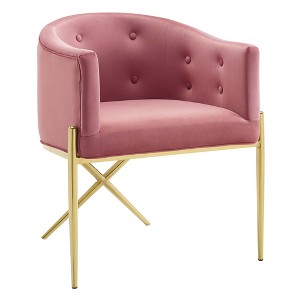 Modway Savour Tufted Performance Velvet Accent Dining Armchair - 1 of 4