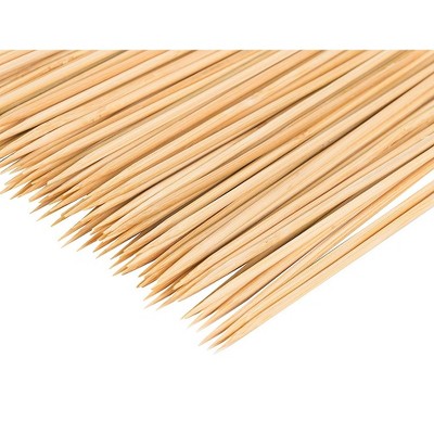 Juvale 1000-Pack 7.7" Natural Bamboo BBQ Skewers Appetizers Sticks Cocktail Picks Barbecue Accessories