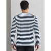 Lars Amadeus Men's Crew Neck Long Sleeve Contrast Color Pullover Casual Striped T-Shirt - 3 of 4