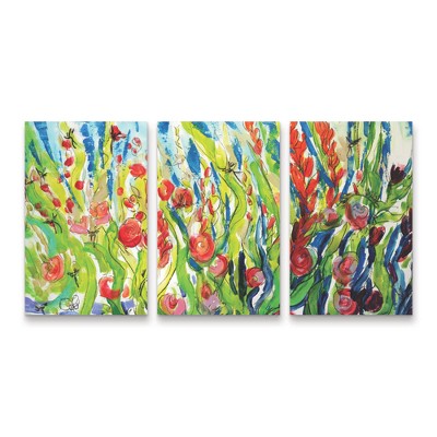 Trademark Fine Art Dorothy Fagan  Myplaceinthesun 3 Piece Panel Set Art