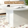 Modern Engineered Wood Center Coffee Tables for Living Room, Home Office Wooden Farmhouse Rustic Cocktail Tea Accent Table - 3 of 4