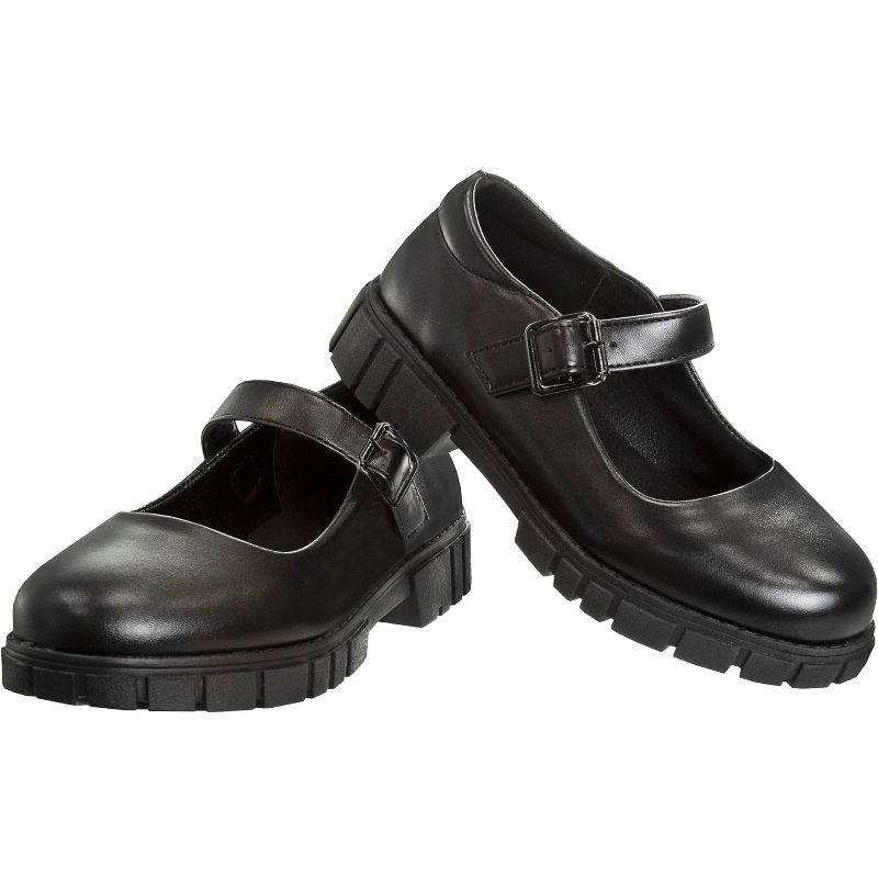 French Toast Girls Round Toe Ankle Strap Maryjane School Shoes - Mary Jane Platform Oxford Dress Shoe Pumps - Black/Navy/Brown (Little Kid/Big Kid), 3 of 9