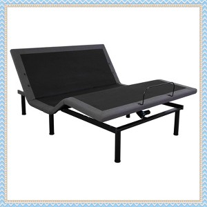Jojoka Adjustable Bed Frame, Adjustable Bed Base with Wireless Remote and 1 USB Port, Head & Foot Incline, Electric Bed Frame with 4 Height Options - 1 of 4