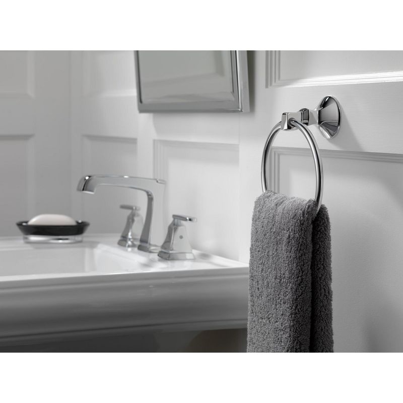 Delta Faucets Ashlyn Two Handle Widespread Bathroom Faucet with EZ Anchor, 3 of 6