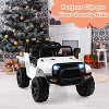 Costway 12V Kids Ride On Car Electric Vehicle Jeep with Parental Remote Music Horn Headlights Slow Start Function - 3 of 4