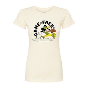 Women's - Disney - Game Face Baseball Fitted Graphic T-Shirt - 1 of 3