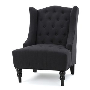 Christopher Knight Home Toddman Contemporary Upholstered Wingback Club Chair - 1 of 4