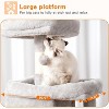 Heybly Cat Tree with Large Platform, Multi-Level Cat Tower with 2 Caves - 3 of 3