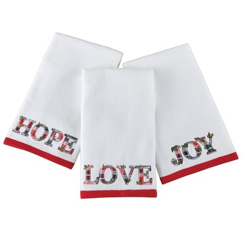 Collections Etc Set Of 3 Holiday hope