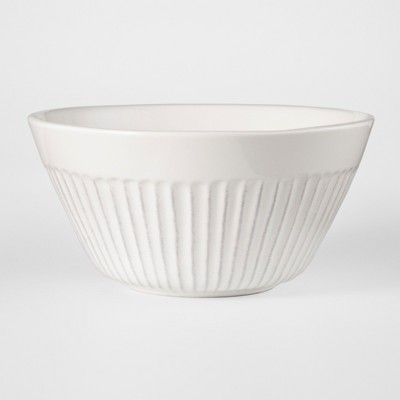 Stoneware Harrison Cereal Bowl 19oz White - Threshold™