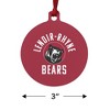 Lenoir-Rhyne University Bears Logo Aluminum Holiday Christmas Tree Ornament - 3 of 4