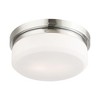 Livex Lighting Stratus 2 - Light Flush Mount in  Polished Chrome - 3 of 4