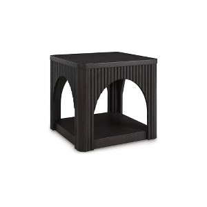Signature Design by Ashley Yellink End Table, Black - 1 of 4