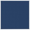 vidaXL Weighted Blanket Blue 78.7"x78.7" 19.8 lb Fabric - 3 of 4