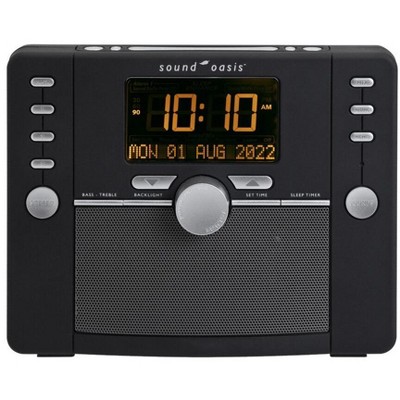 Sound Oasis: Deluxe Sleep & Tinnitus Sound Therapy System – S-6000 | 145 Soothing Sounds, Dual Alarms, Timer, and Sleep Enhancer