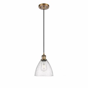 Bristol Glass - 1 Light Mini Pendant In Industrial Style-11.25 Inches Tall and 7.5 Inches Wide - 1 of 1